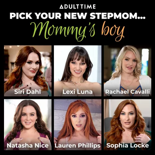 Who’s your mommy? 🥵 Pick your new Stepmommy from the beautiful women of ‘Mommy’s Boy’! 😍