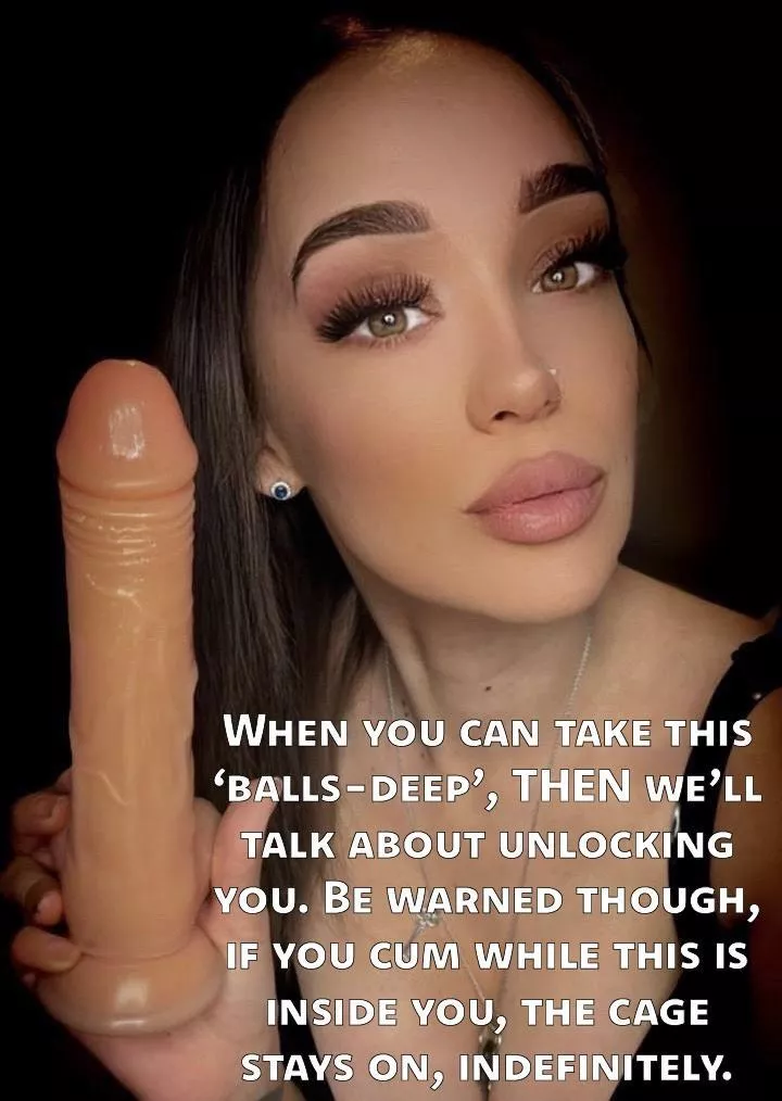 You know that she’ll be getting it ‘balls-deep’ on the first try. Regardless of how much it hurts…