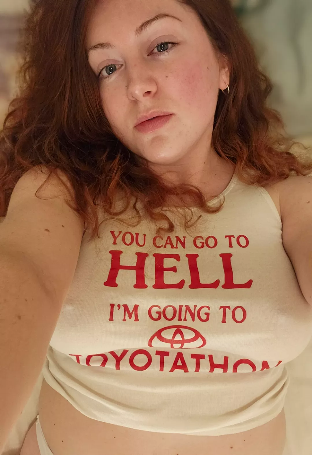 Bras are silly and so is my shirt