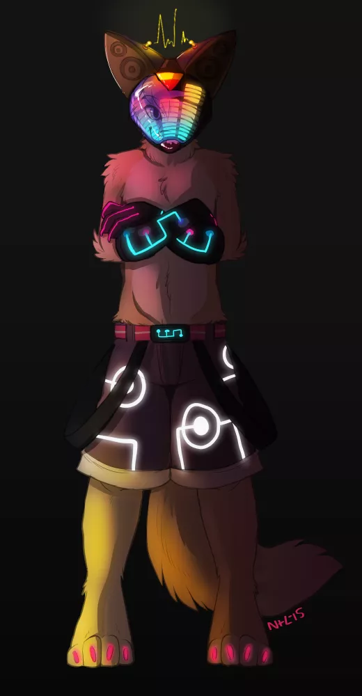 Colourful boy (art by NowandLater)