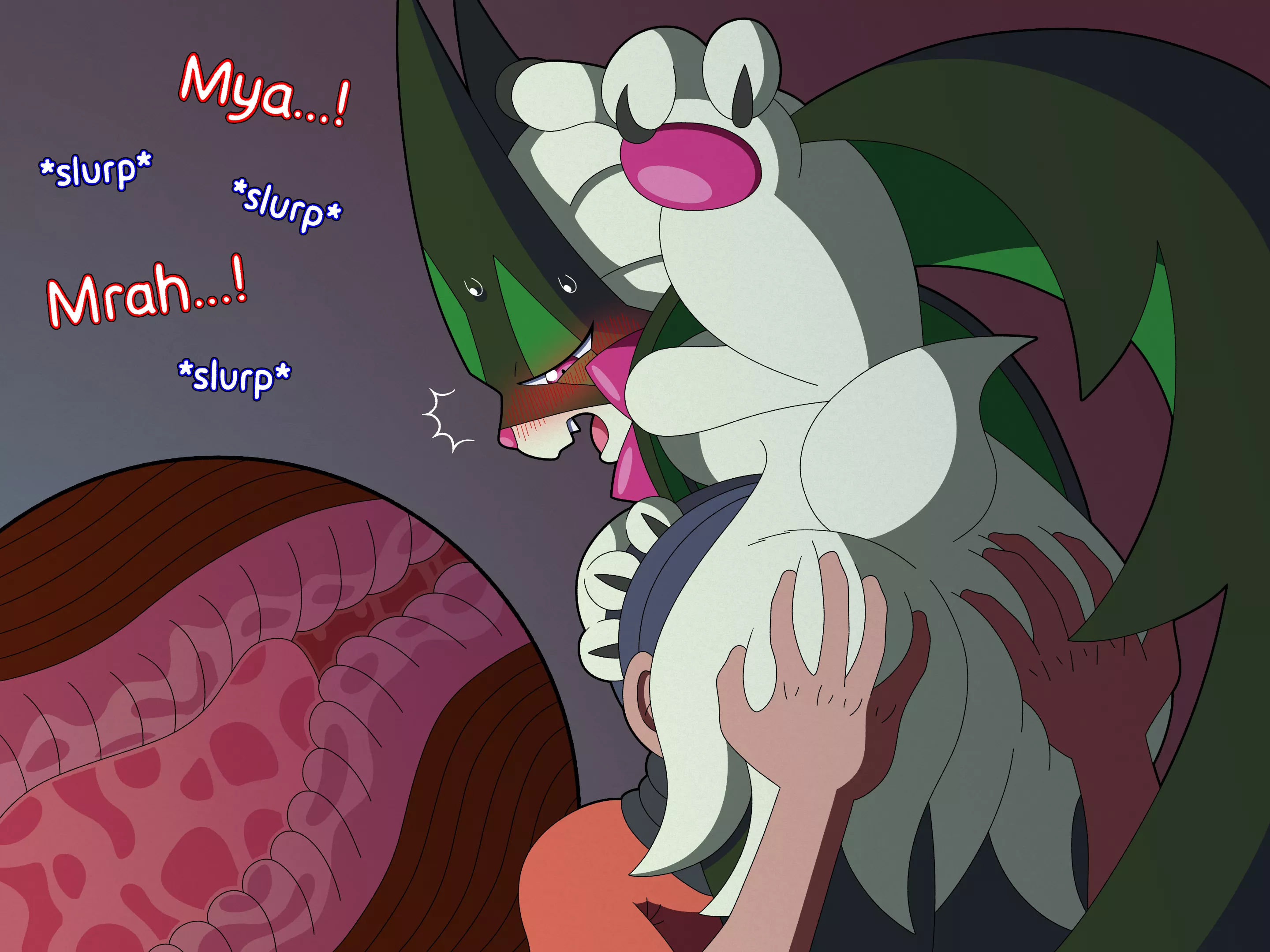 Eating out Meowscarada (Knight-of-Syrinx)