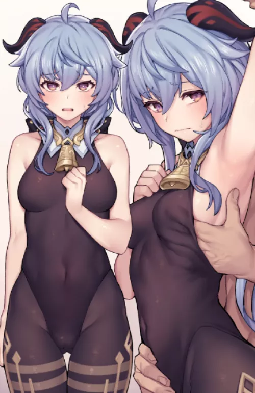 Ganyu letting you feel her up