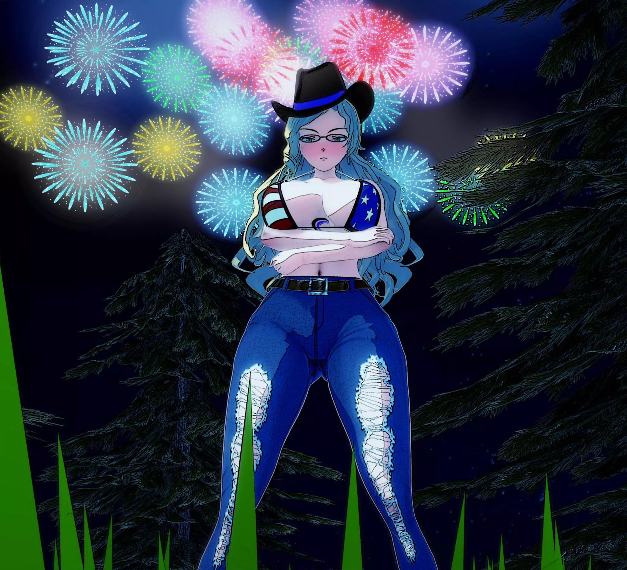 Glynda's Patch Pride Outfit