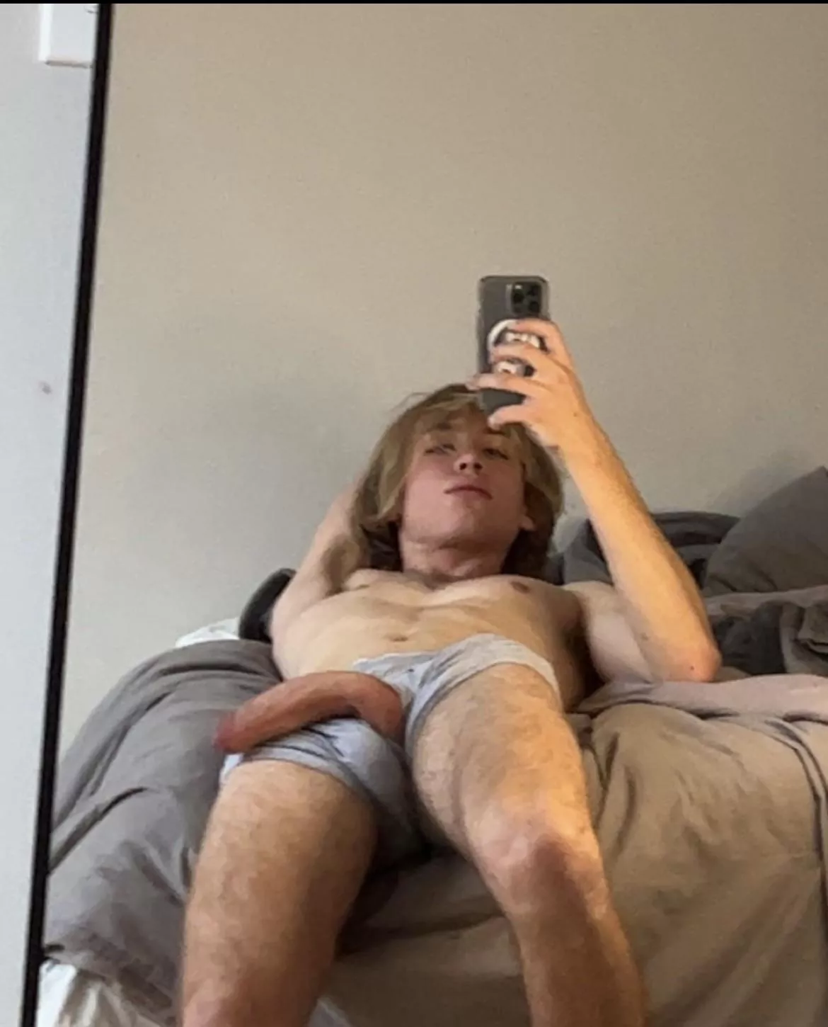 Just wait until I’m fully hard