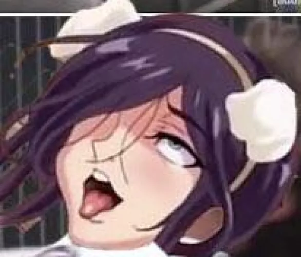 LF color source: Ahegao face, fake dog ears, purple hair, blue eyes?