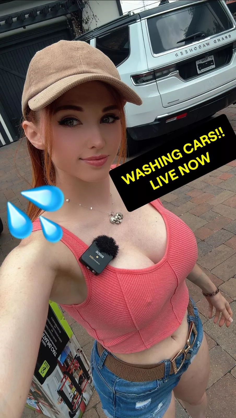 LIVE WASHING CARS ON TWITCH.TV/AMOURANTH 