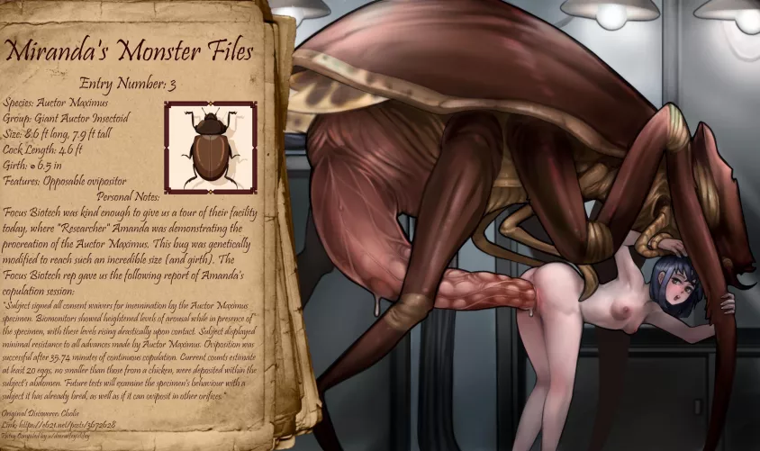 Researcher Miranda back with a report, this time from Focus Biotech. I may have to take some time off from my main job to do an internship here~ [Original by Cholie]