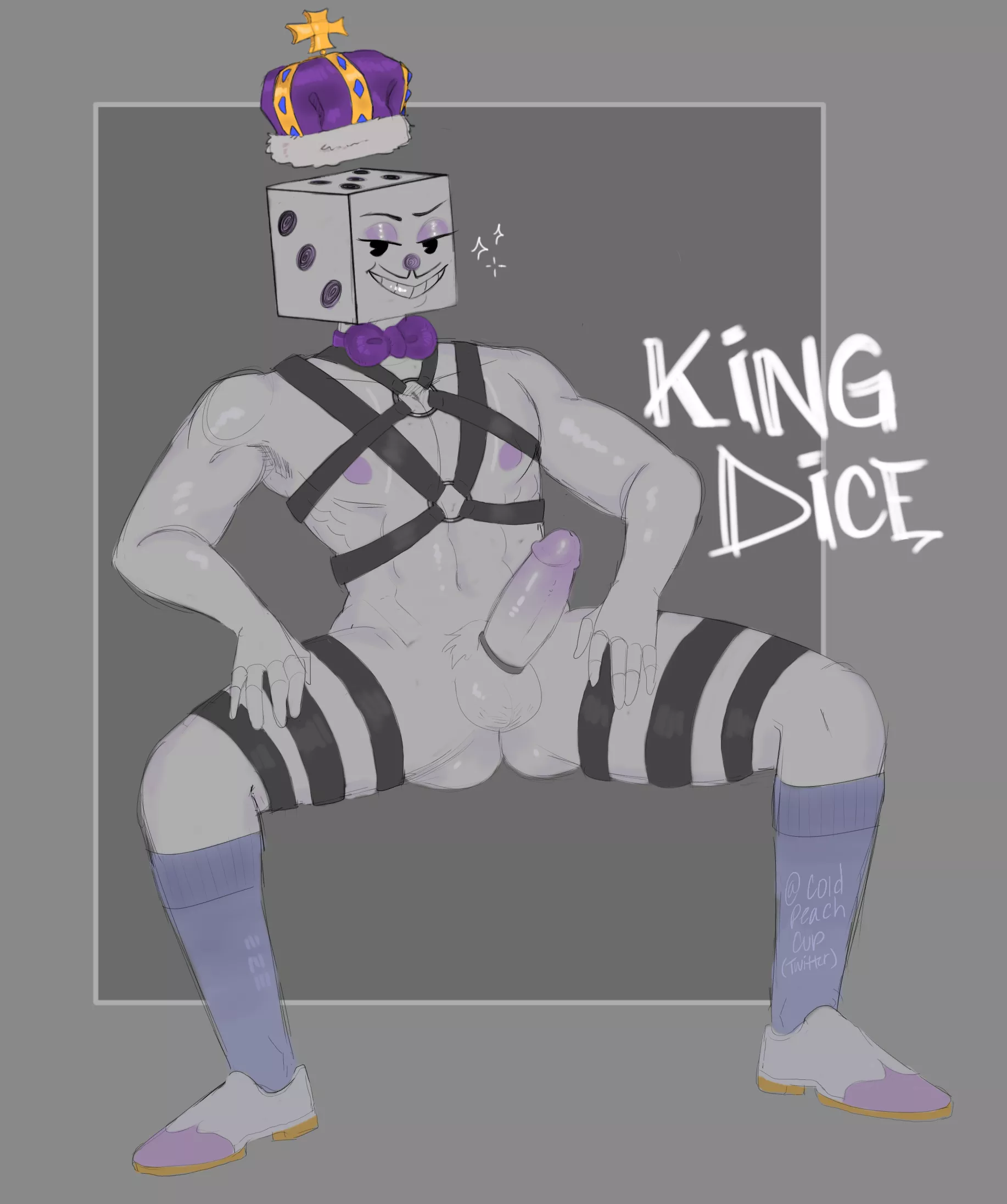Thee Casino King 
(Game: Cuphead) 
(Art by me)
