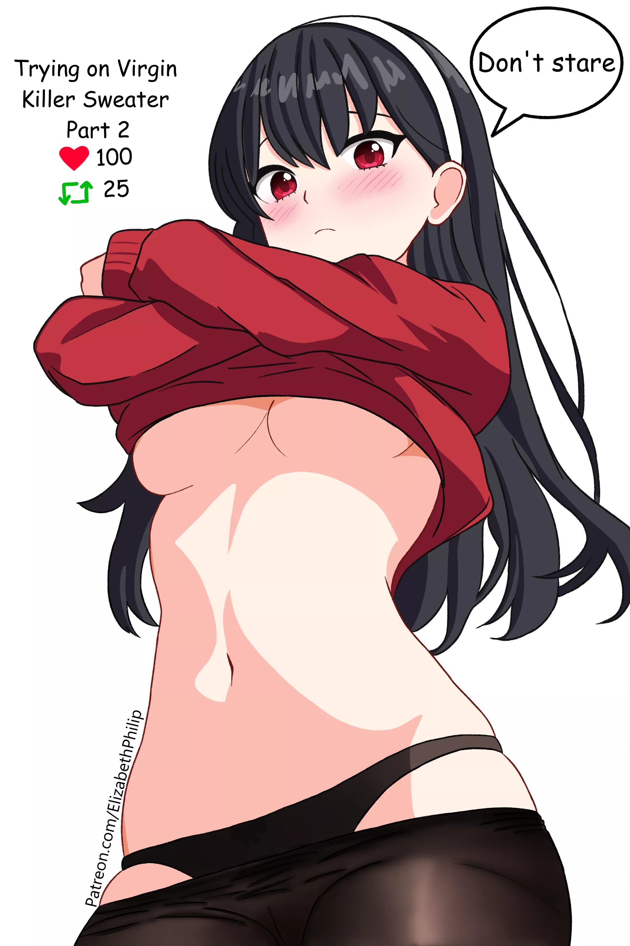 Virgin Killer Sweater (Yor Forger)