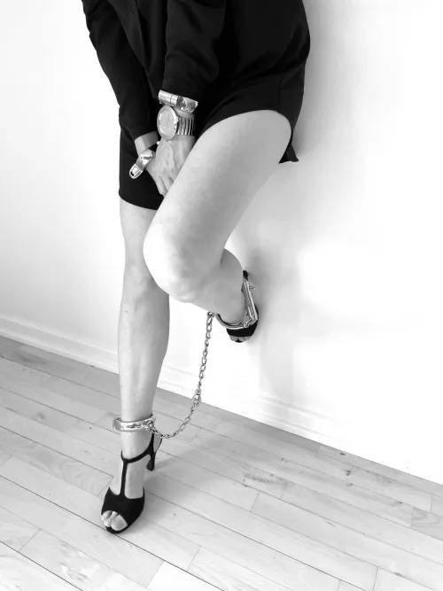 Chunky handcuffs and legirons - a great way for me to spend the afternoon