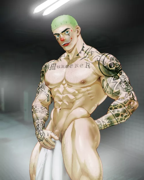 Joker Goon from Arkham Asylum (by painpeul4u)