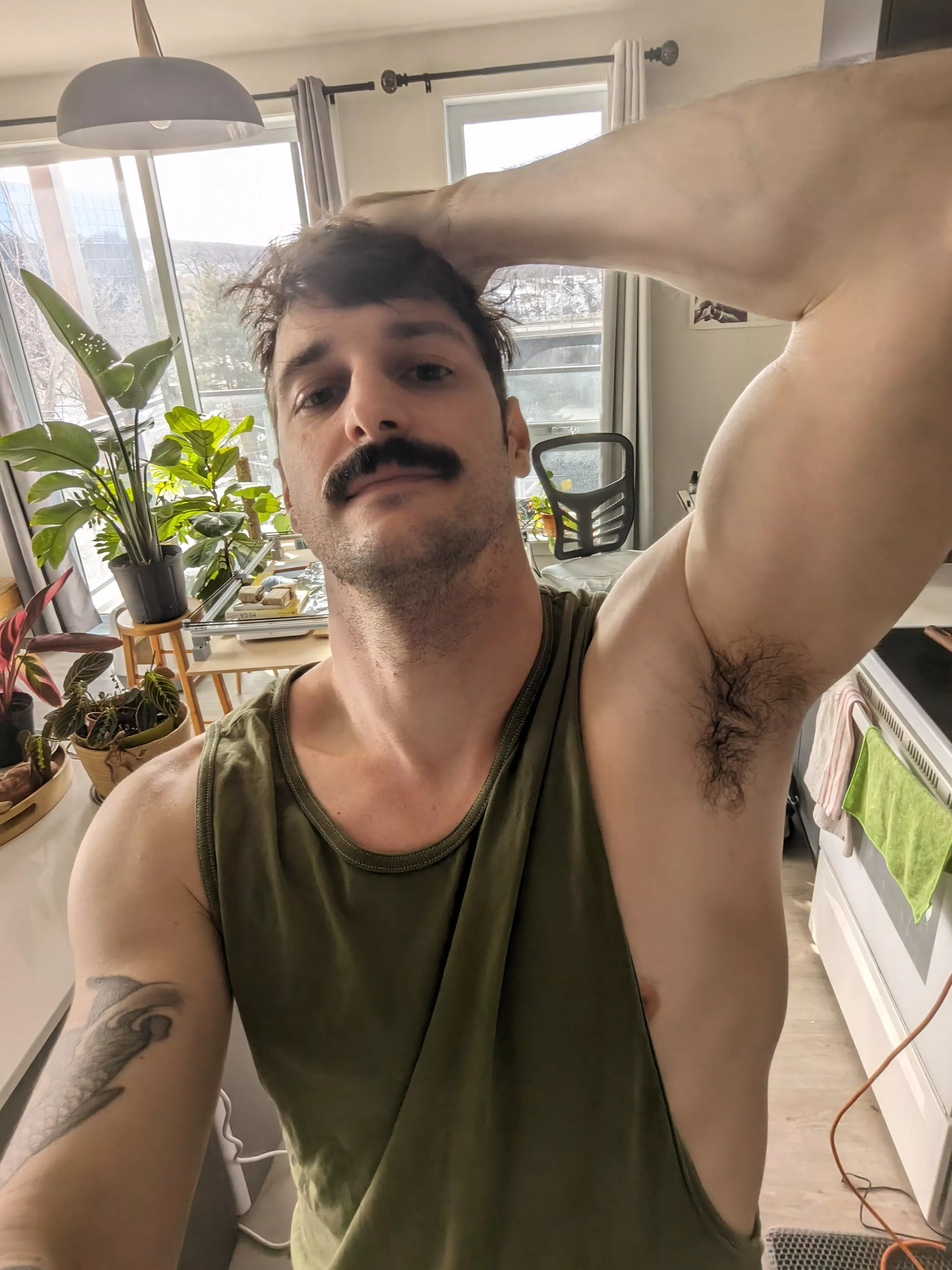 just back from the gym, and i didnt really feel like showering