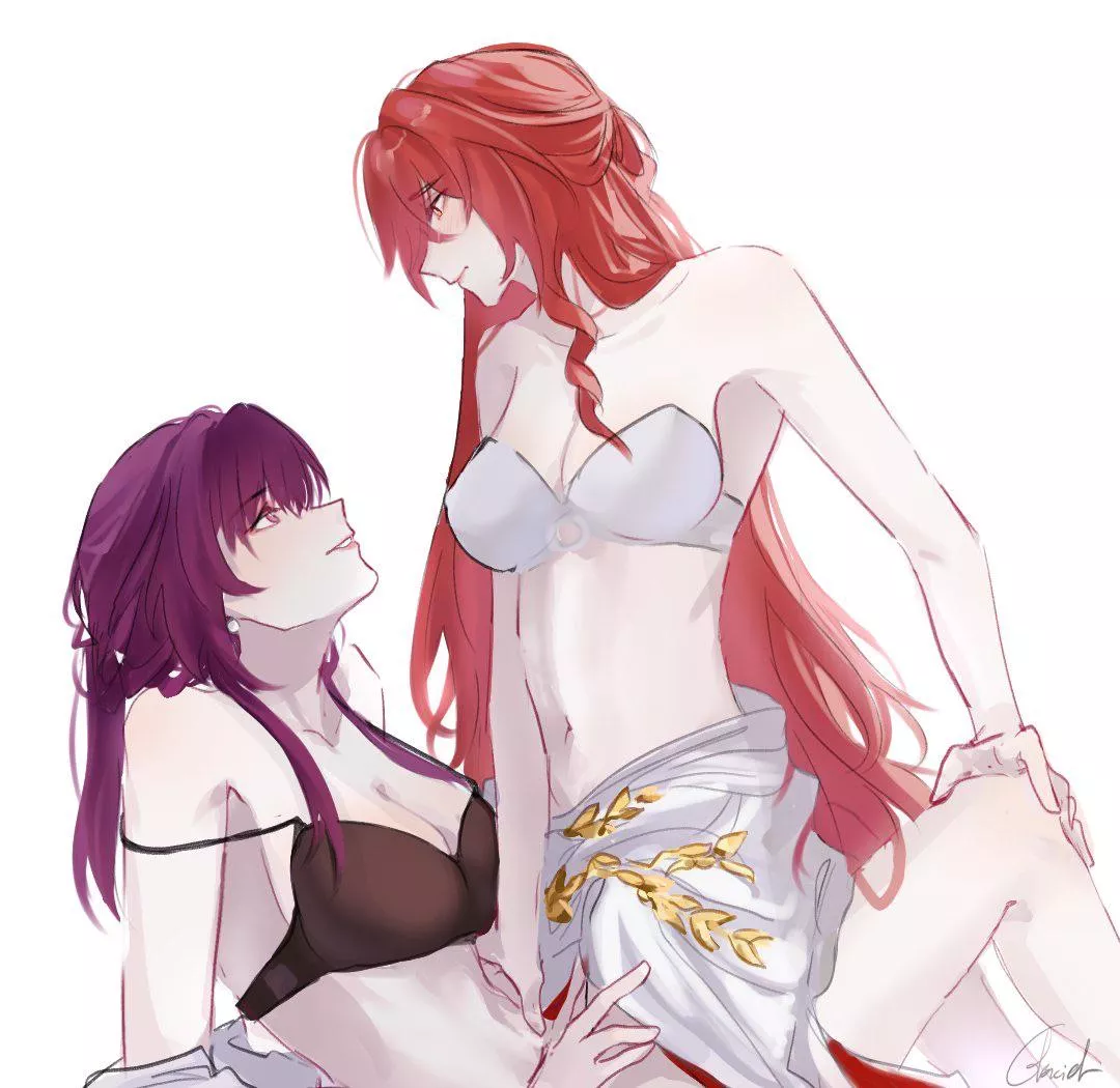 Kafka and Himeko [Honkai: Star Rail]