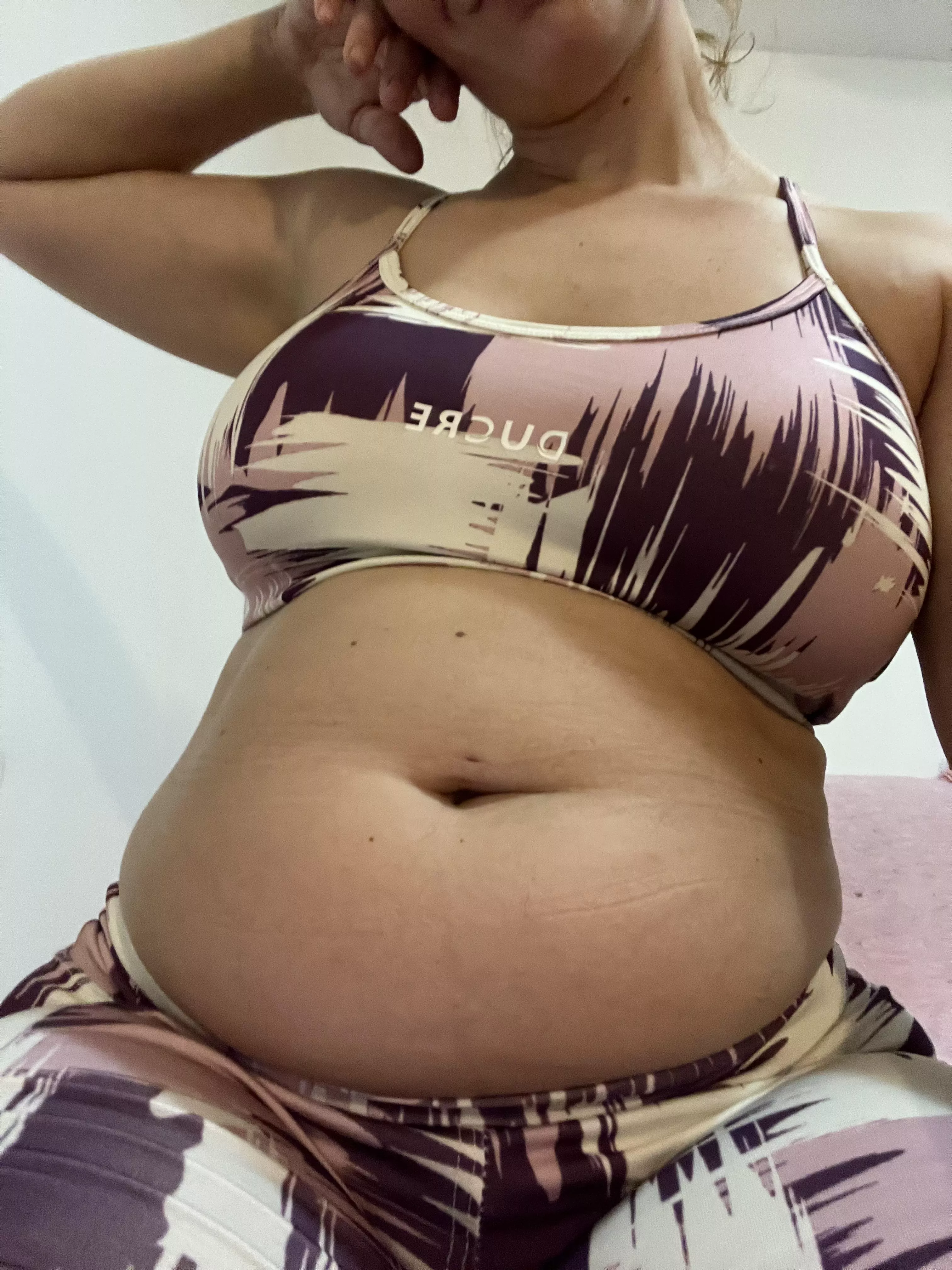 My belly button piercing couldn't take it anymore!