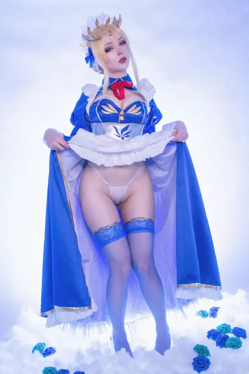 My Lewd Maid Artoria Lancer cosplay (Shiroktsne)