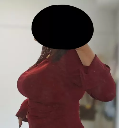 My sweater doesn't do a good job of hiding them..