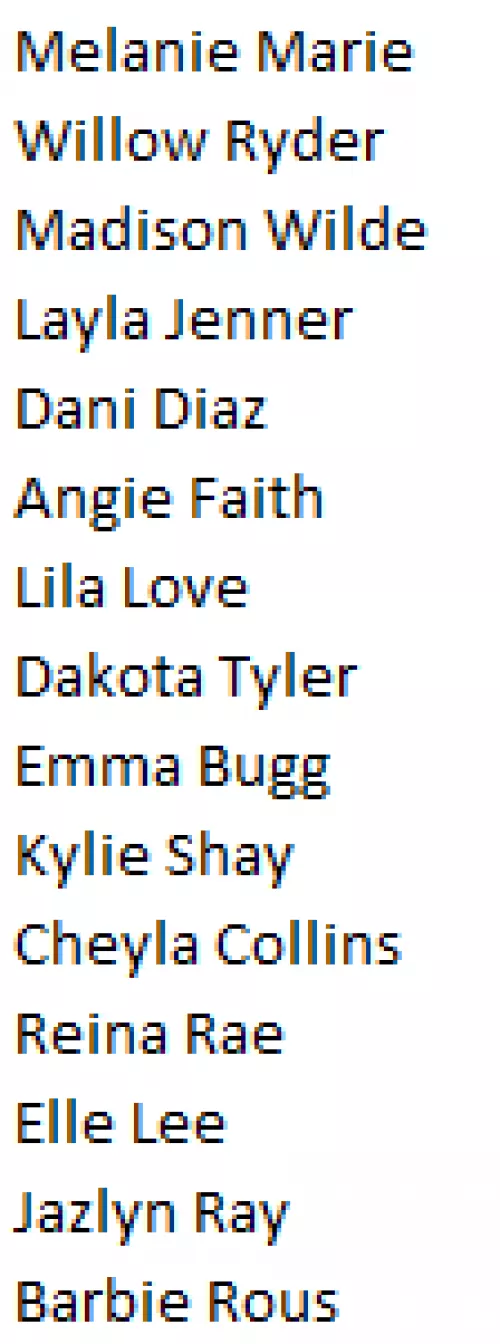 Nominate your starlet of the month! (the following starlets are not eligible since they have already won)