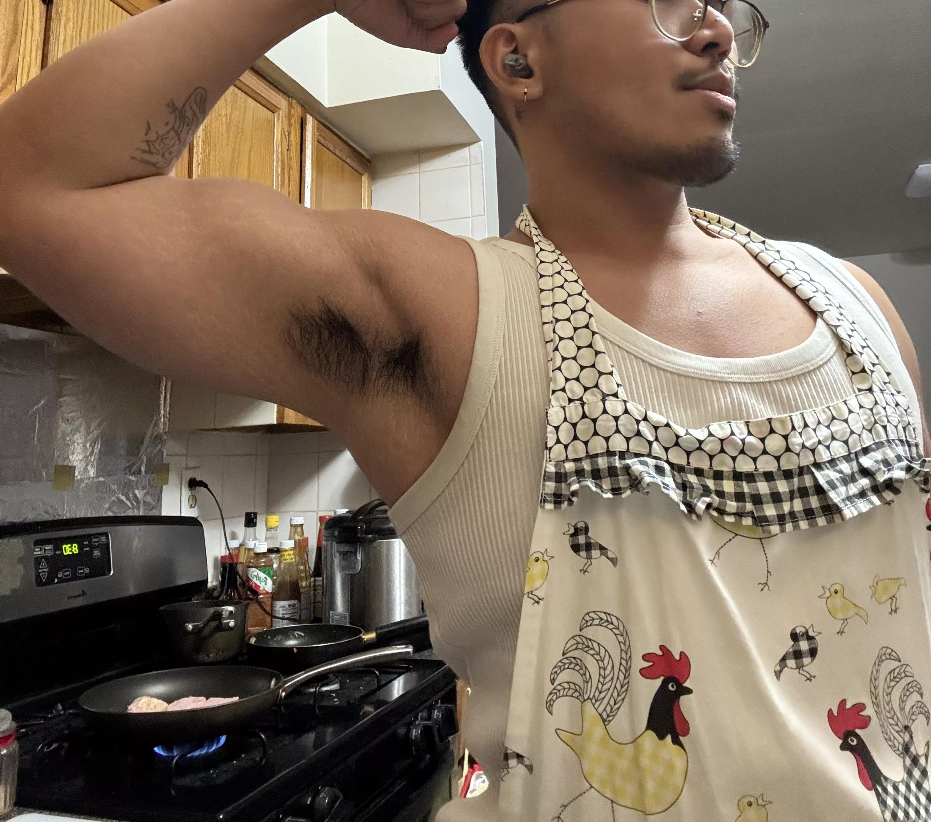 Serving pits for dinner 