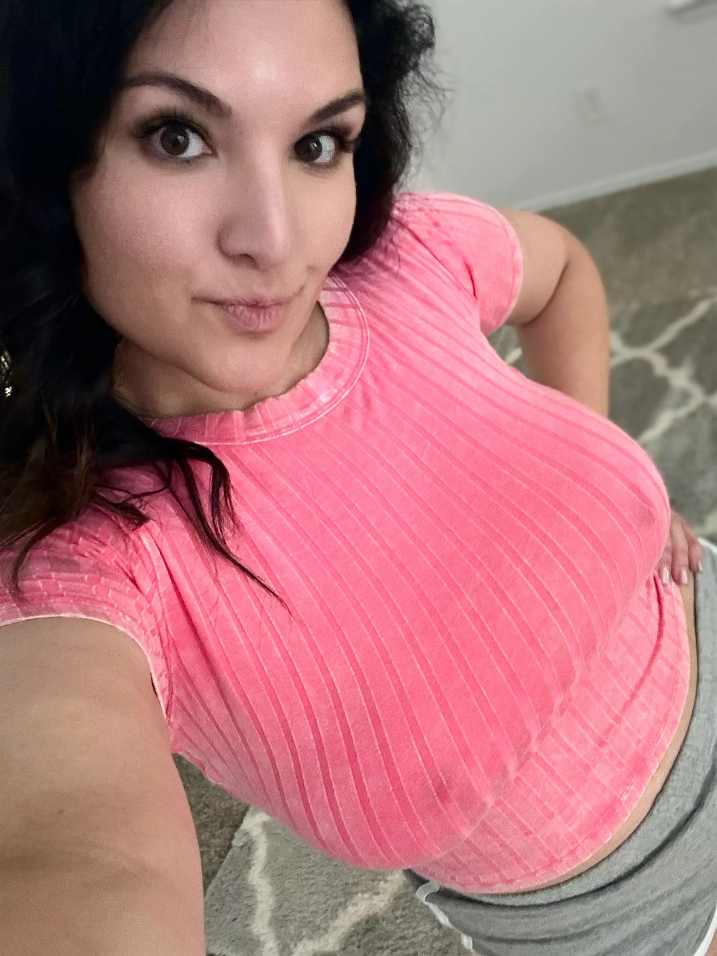 Uh oh do you think think the neighbors will be upset if I’m not wearing a bra 