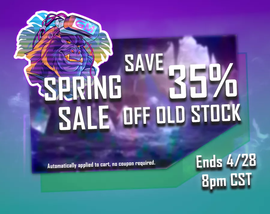 We're having a SPRING SALE that's 35% OFF ALL STOCK.