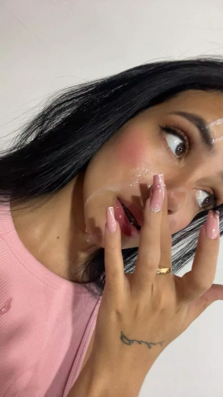 When you're just hanging out and he decides it's time for a casual facial