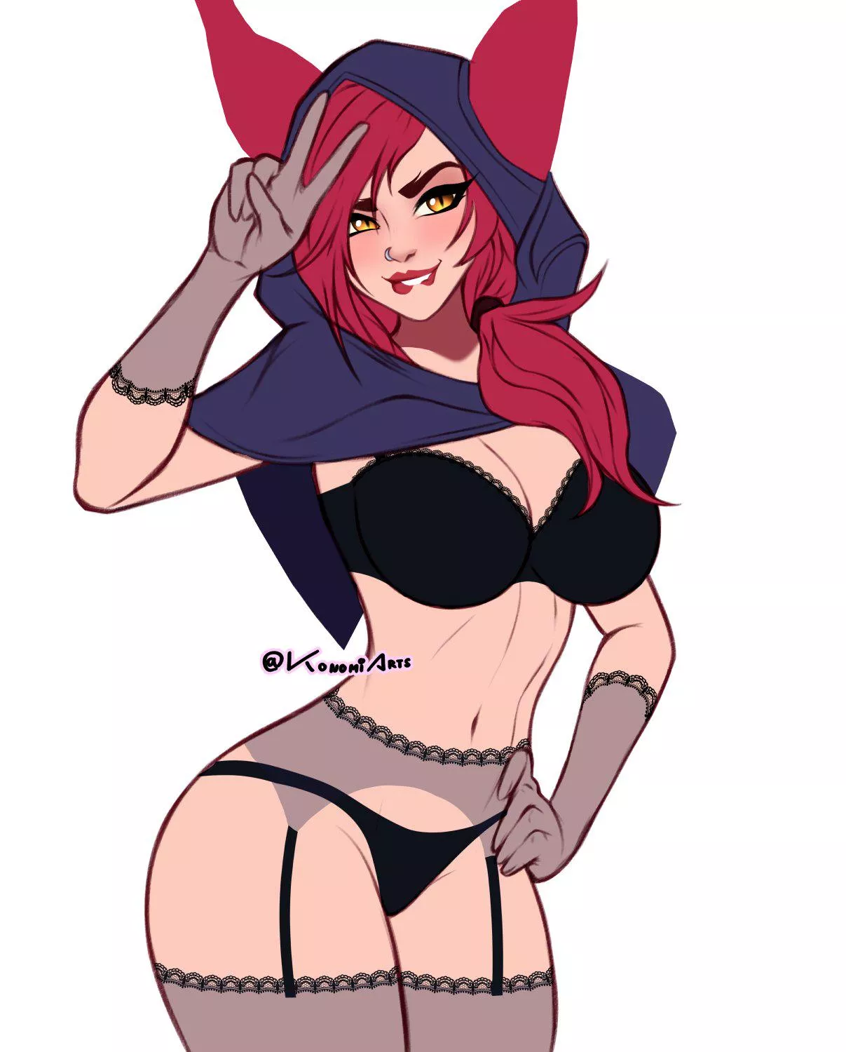 Xayah. (Konomiarts)