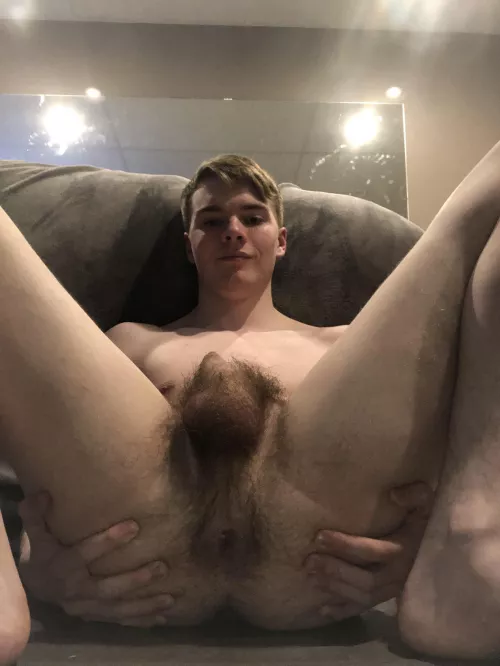 (18)My hot, open spread for my Daddy~