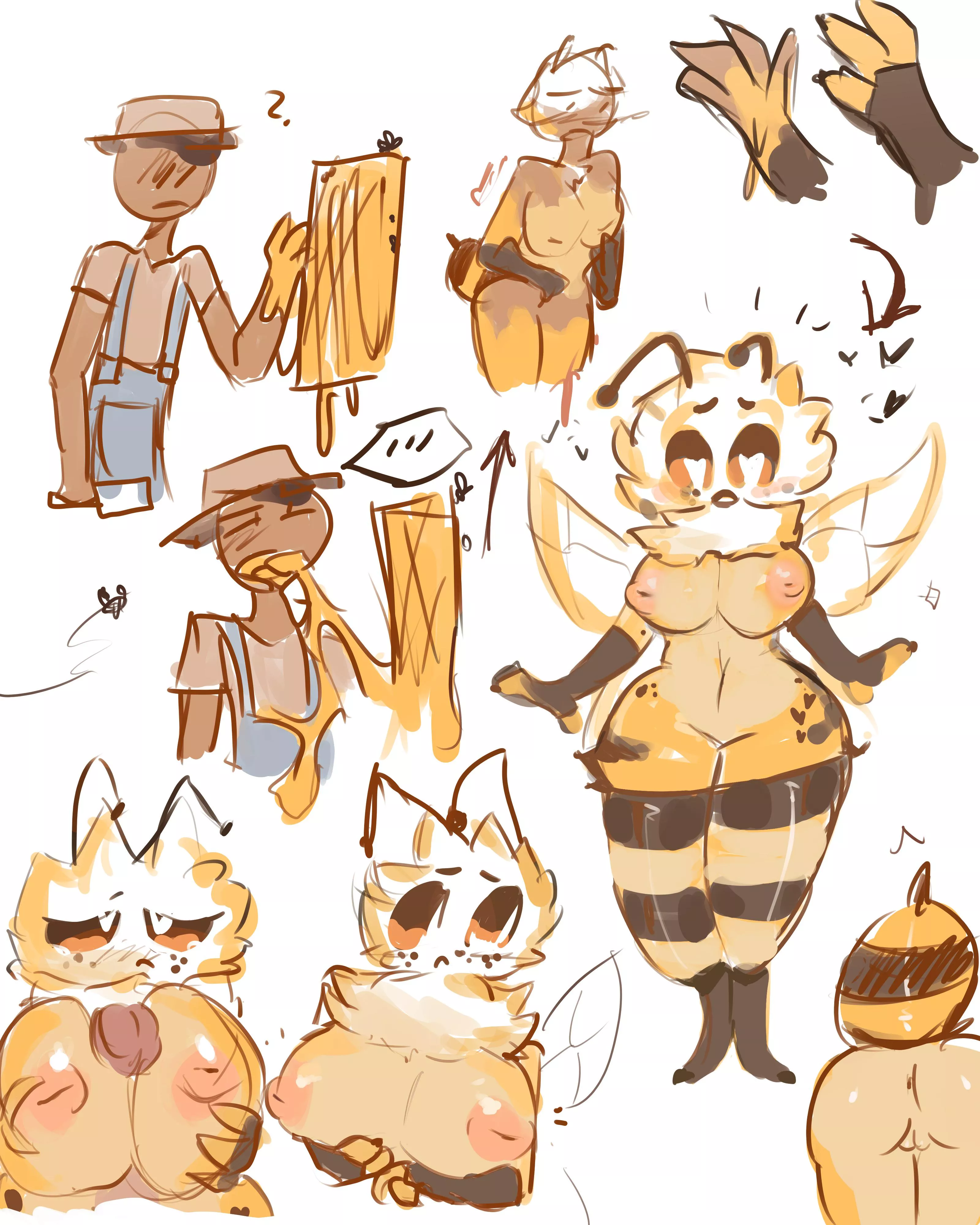 beekeeping 🐝🐝 :3 (oc)