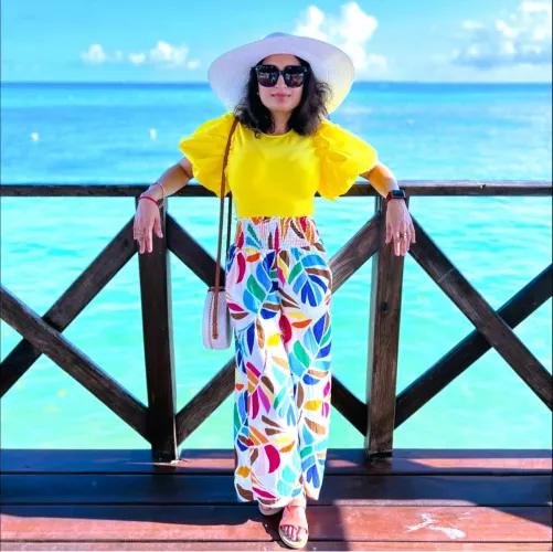 Friend's Wife At The Beach