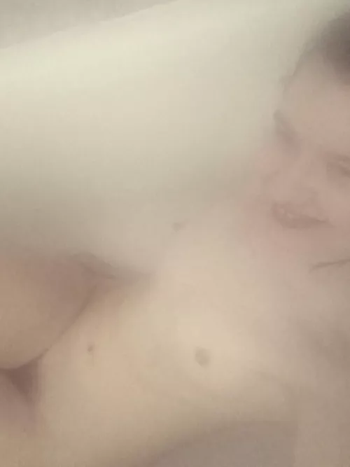 Girl naked in the bath
