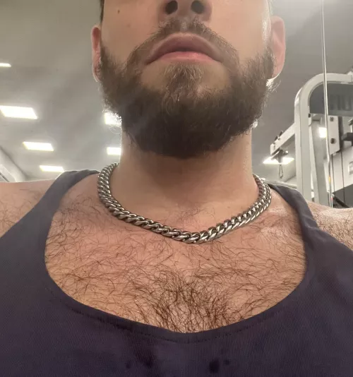 Hairy at the gym