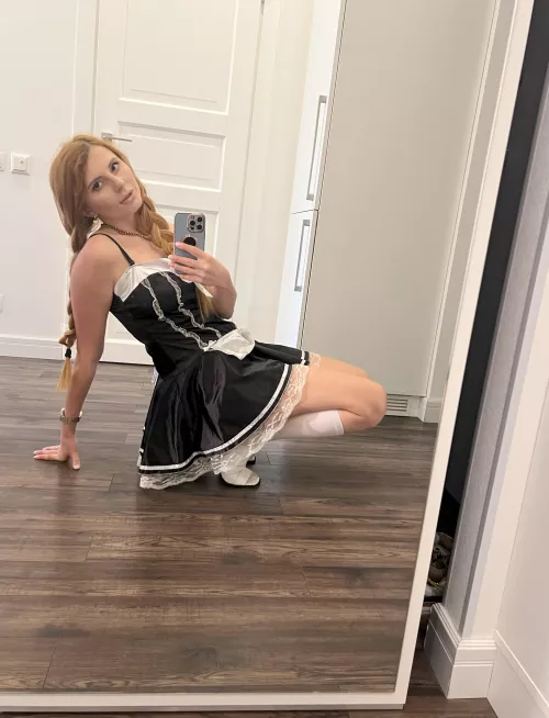 I washed the floor now you can have fun on it