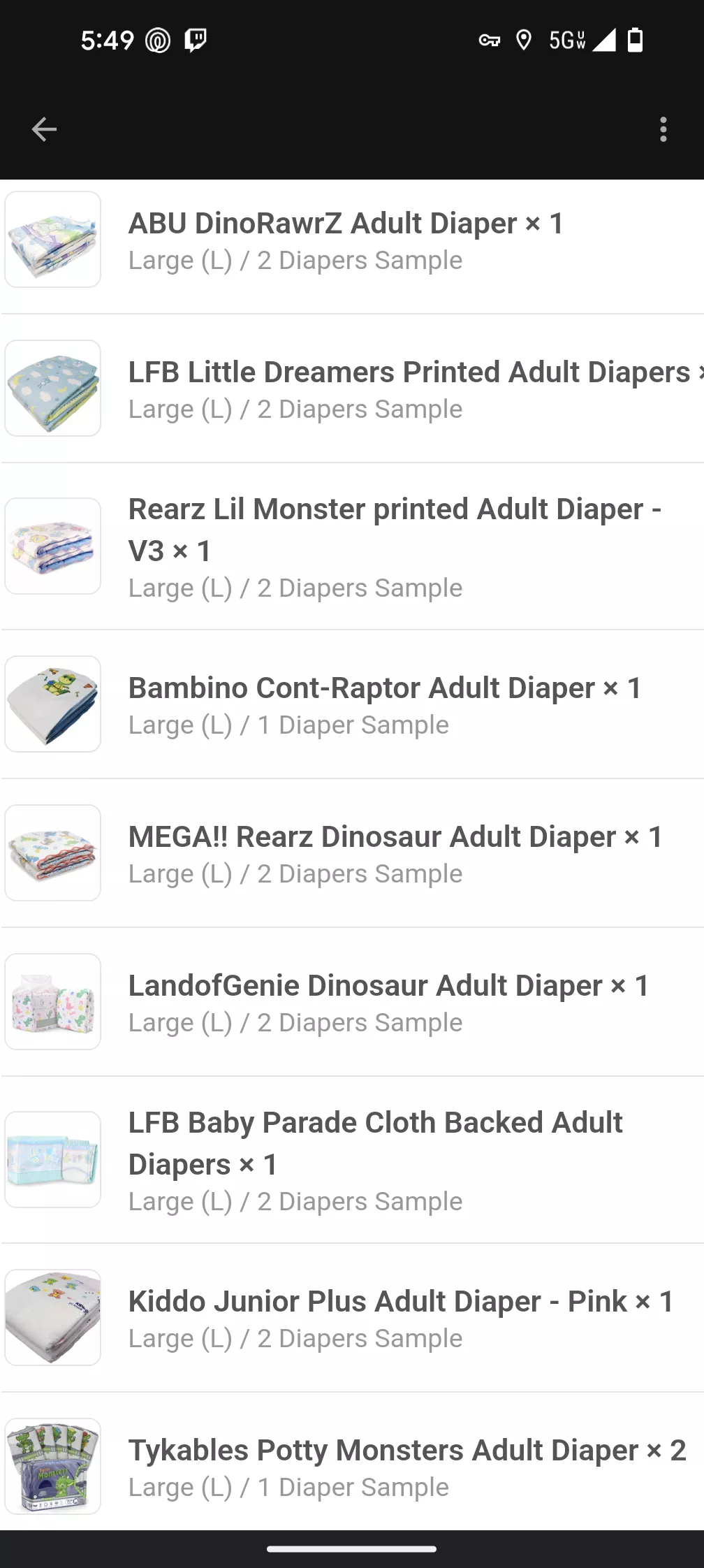 I went shopping for the first time...