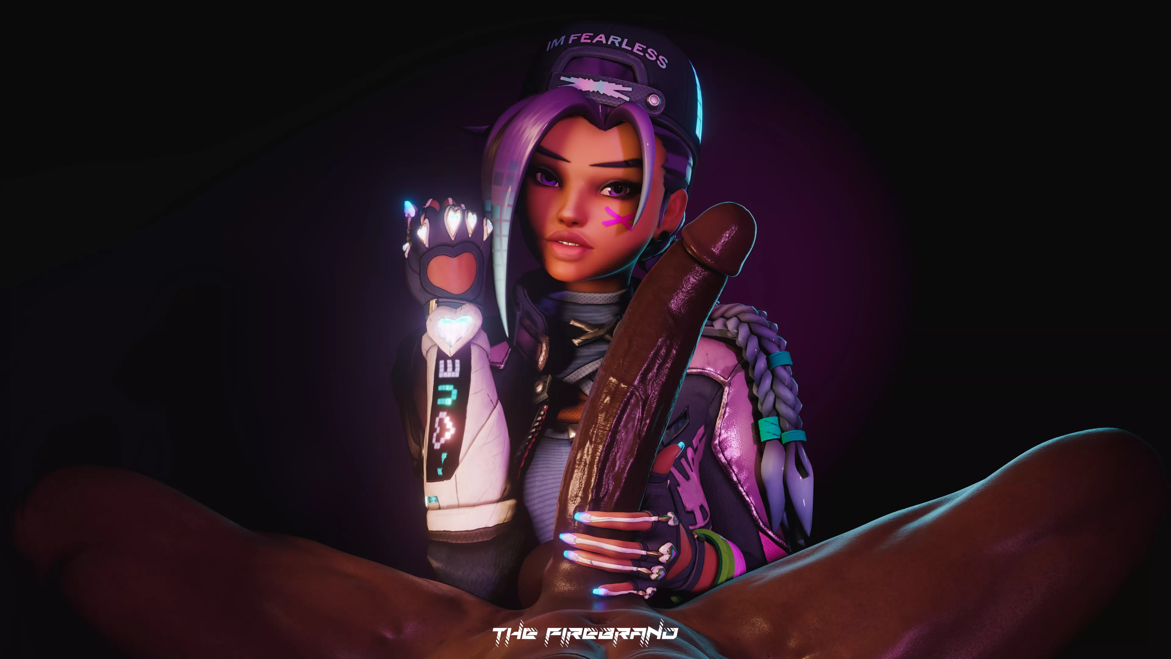 Sombra Measuring a Huge Cock (The Firebrand)