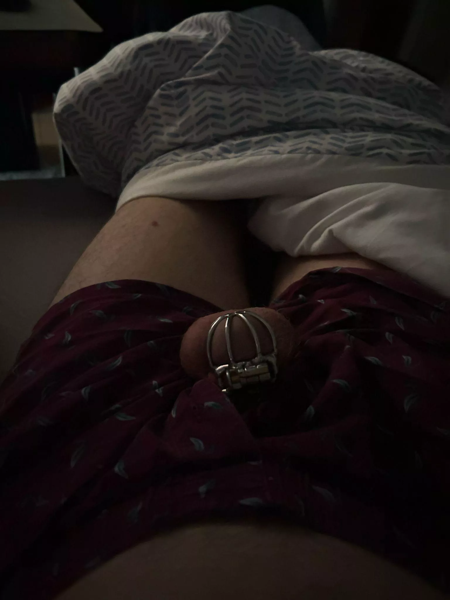 Wife locked me up and went out on a girls night