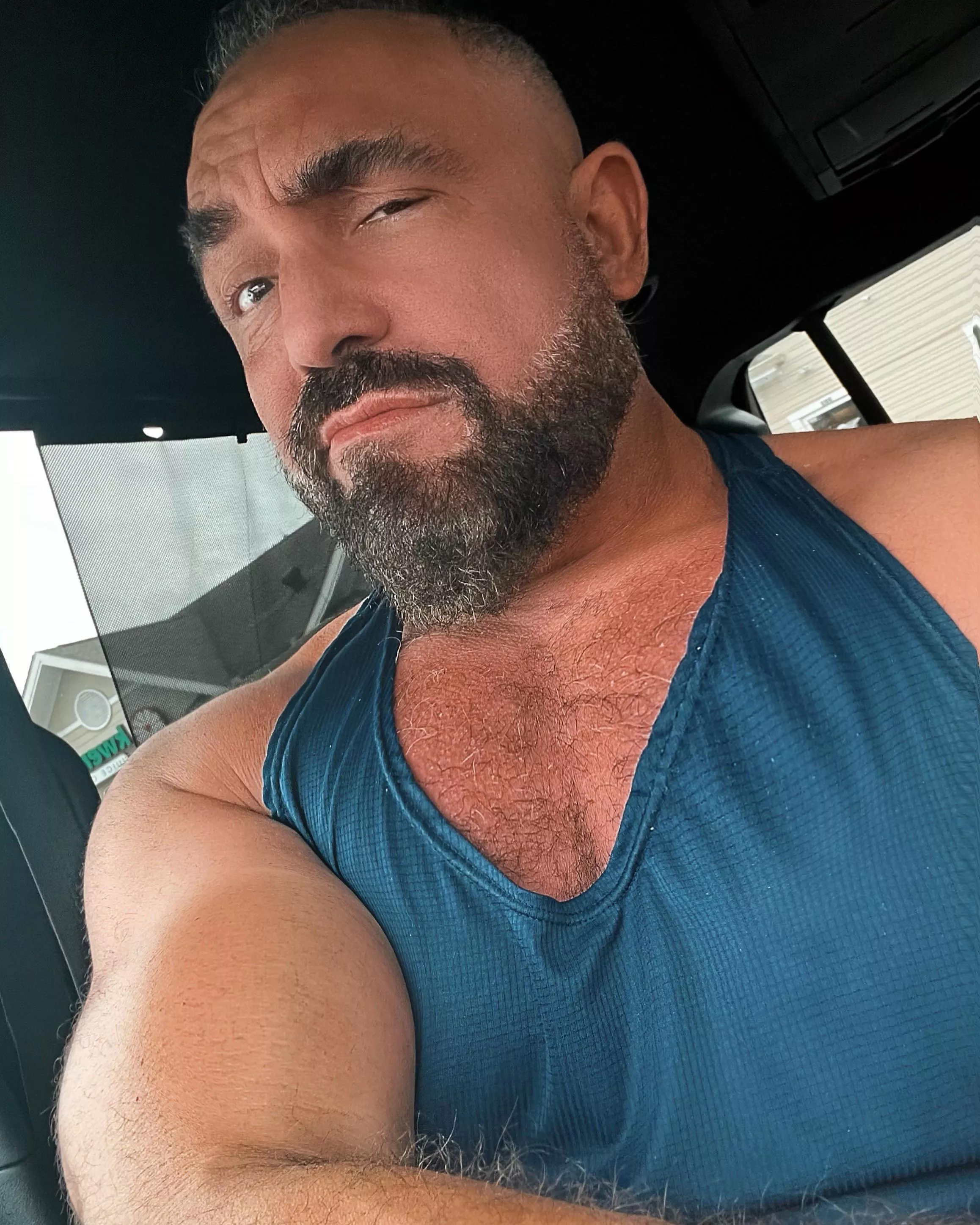 Do I look mean ? People tell me all the time I look like I’m ready to fight .