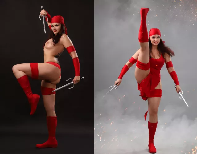 Elektra from Marvel by Makatsuge