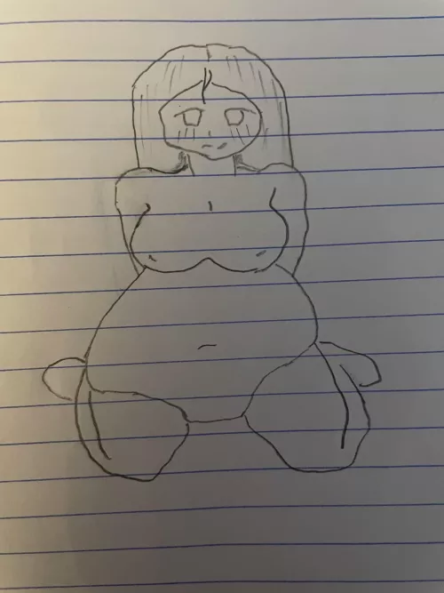 {Image}- I just drew this, can you guys give me some of your expert vore consumer criticism? 