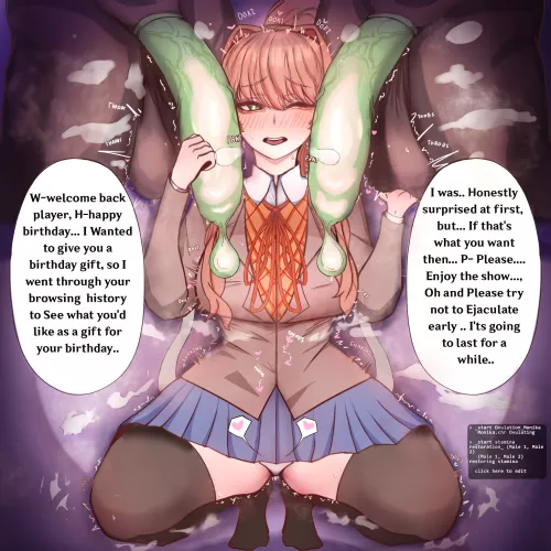Monika's present