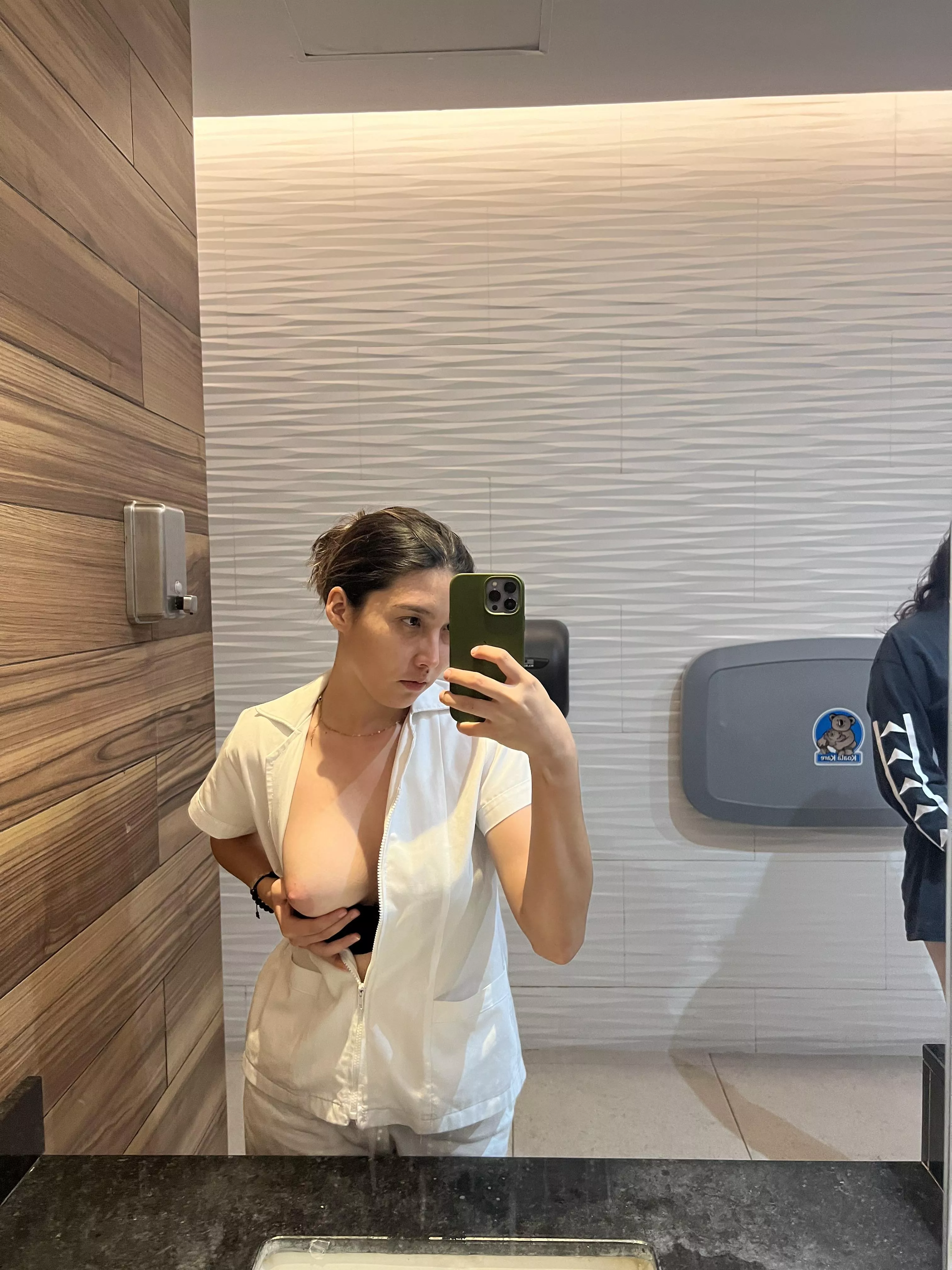 My coworker friend was watching noone would come hahaha