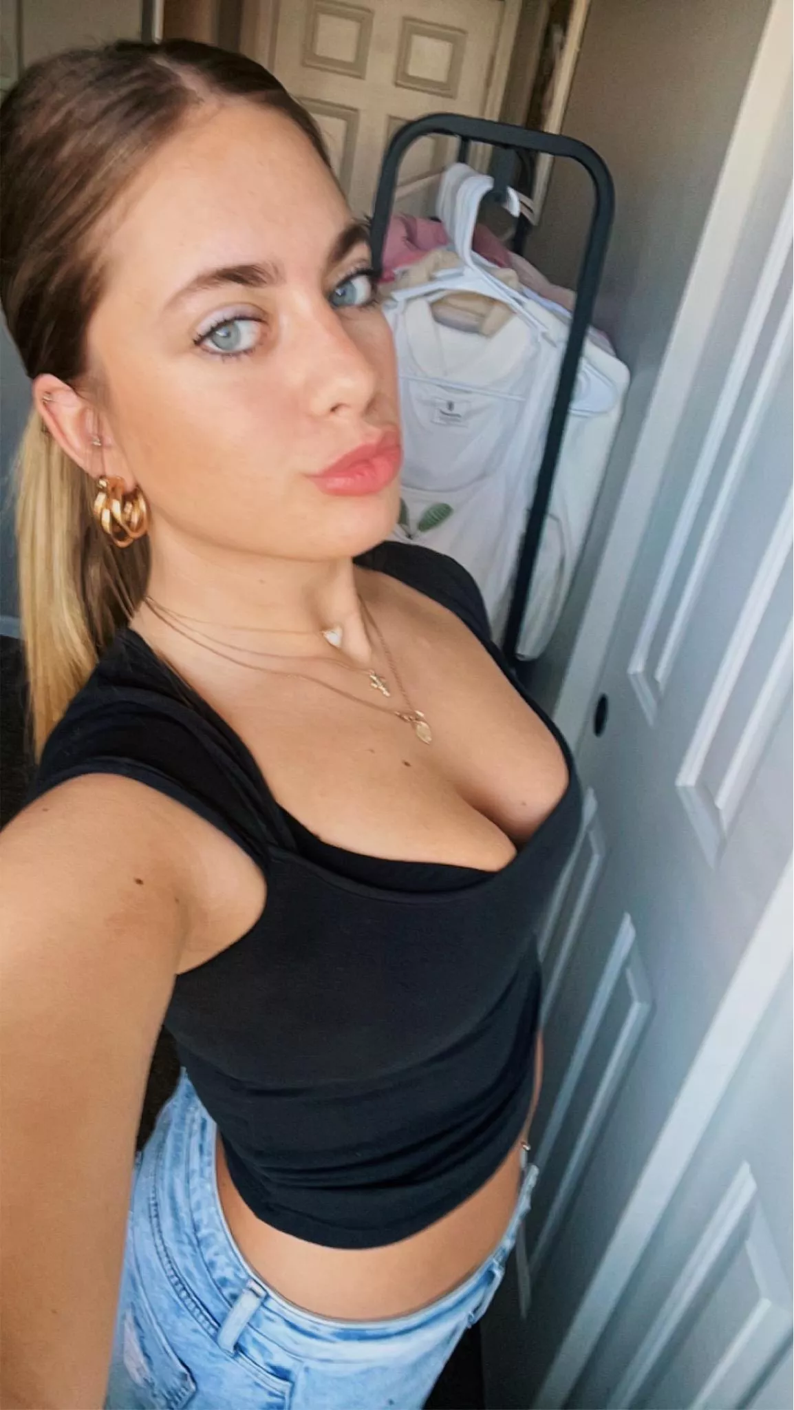 Showing off her blessings