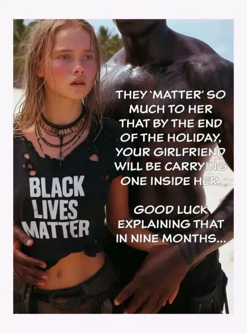 Taking her support for ‘the cause’ one step further. Not complaining though, xre you, cucky?