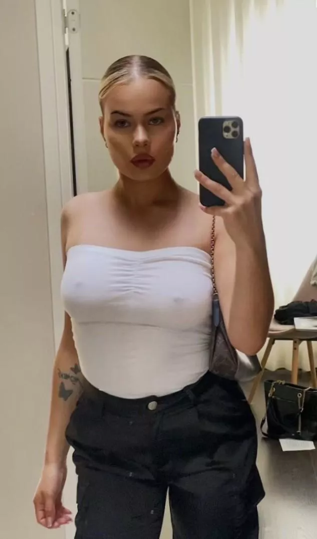 The hotter the weather, the better the bralessness