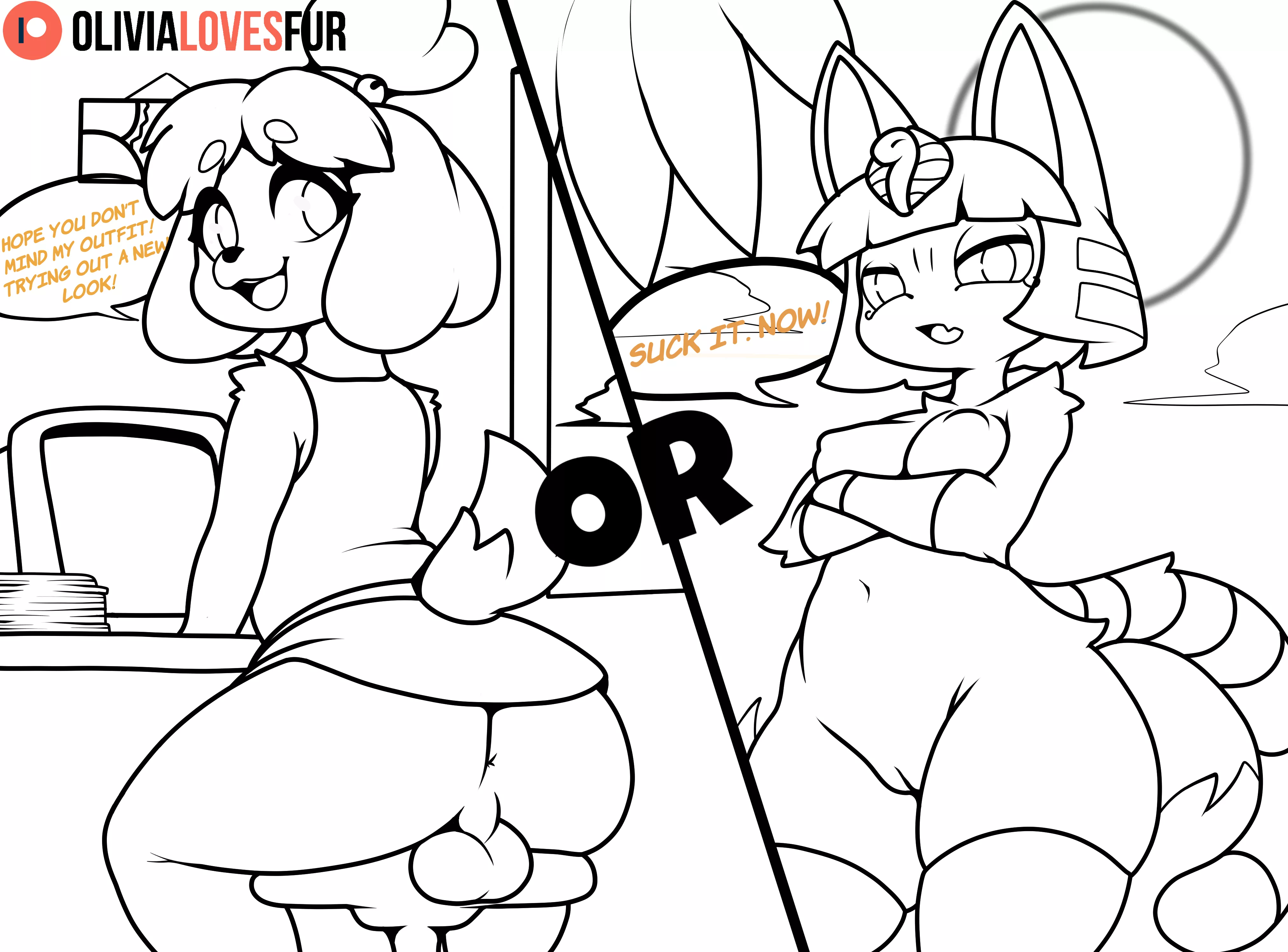 Who do you choose.. WIP [MF] (by me)