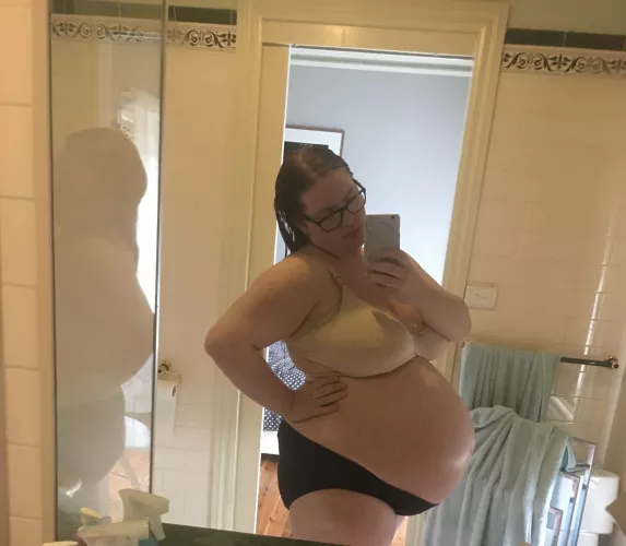 Would you still fuck me this heavily pregnant ?