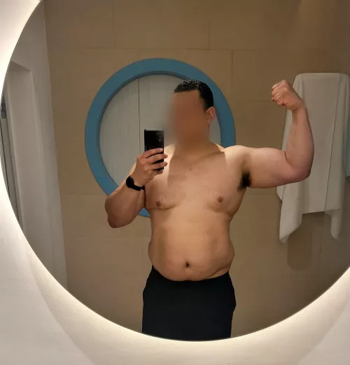 After a quick workout [M]