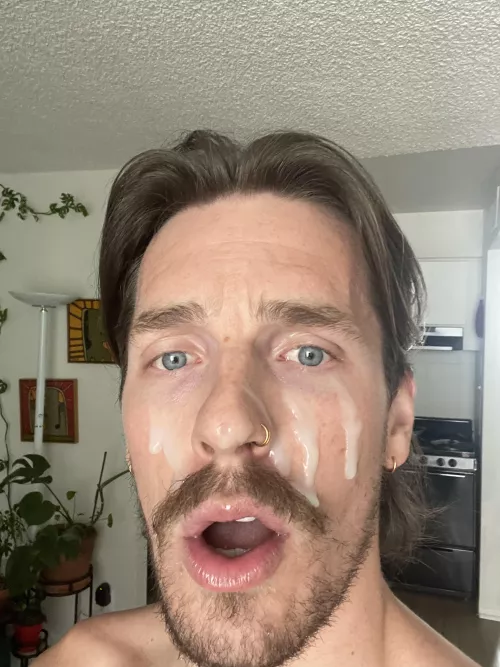 Asked him to aim for my eyes 😈