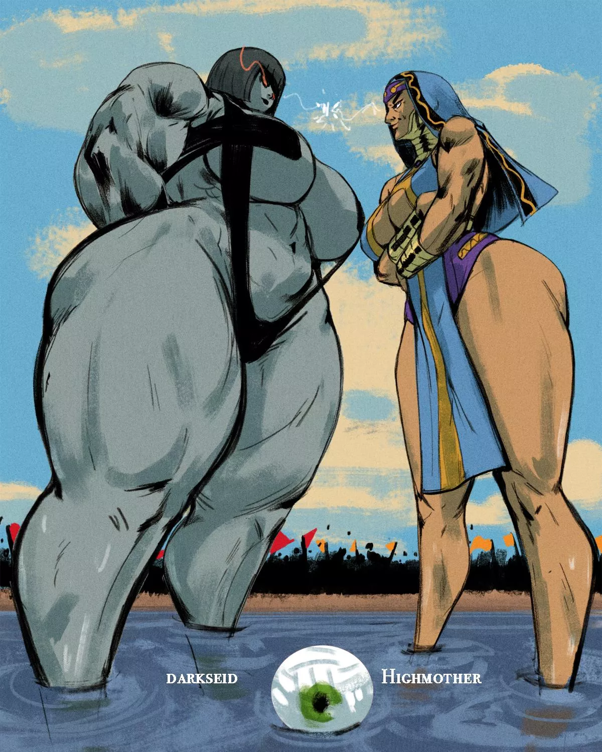 Darkseid vs Highmother (BlackRedTac) [DC]