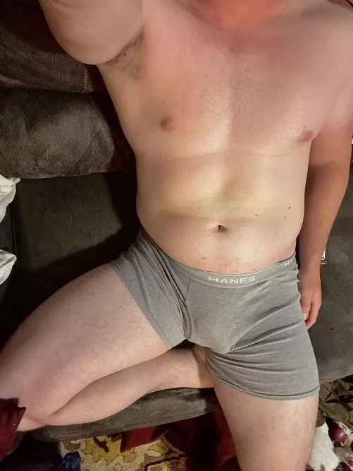 Feeling slutty in Walmart underwear 