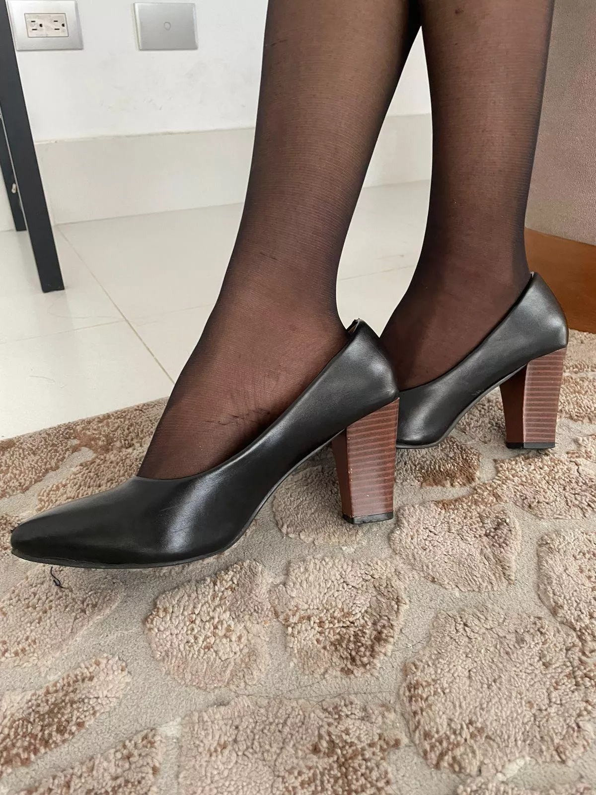 I love black heels